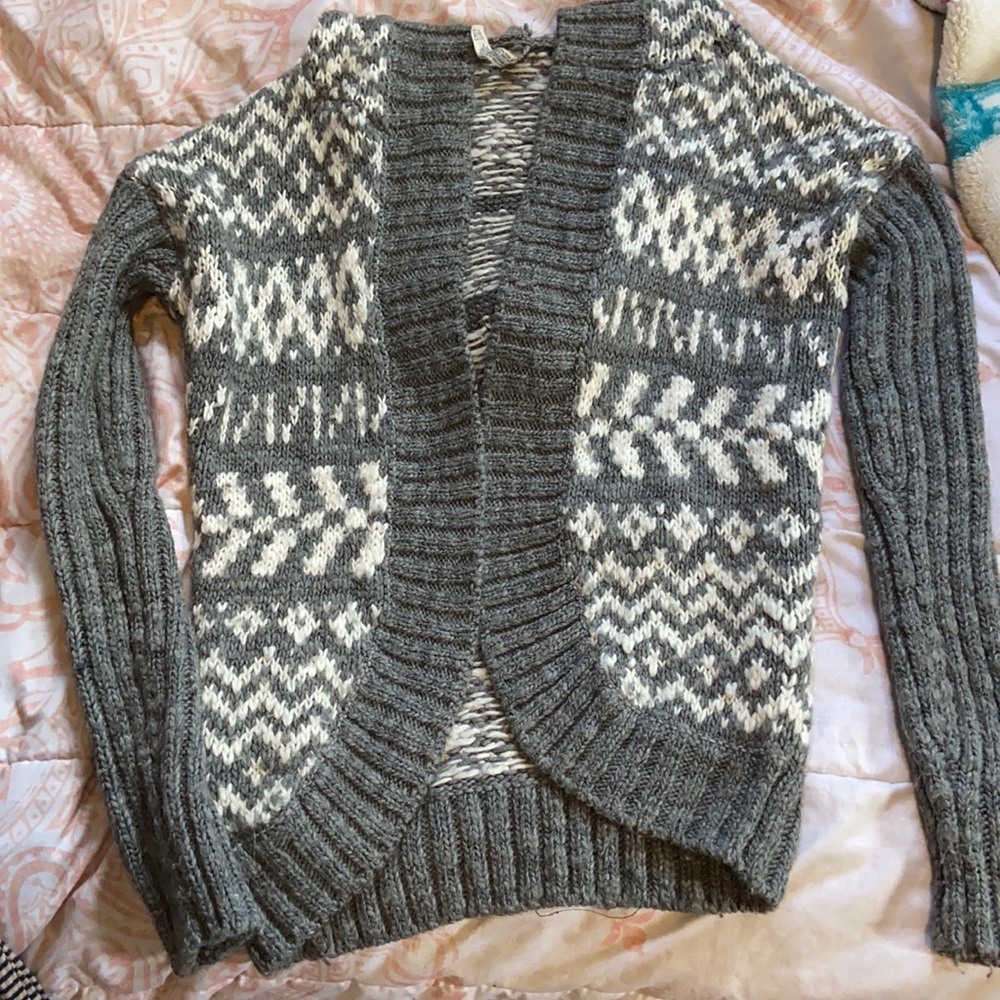 Hooded Knit Cardigan